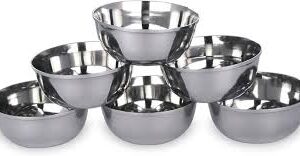 Stainless Steel Bowl For Kitchen Pack Of 6