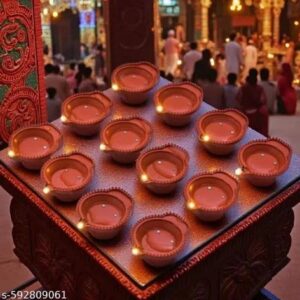 Water Led Sensor Diya Pack Of 12