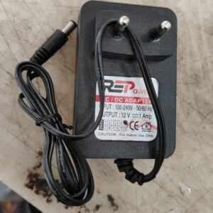 12V 1Amp Adaptor Poweradaptor Black Adapter For Dth Cctv Dvr Tvrobotics And Diy Kitspoint