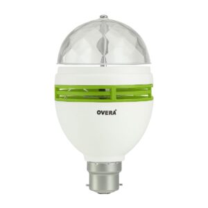 Rgb Led Rotating Disco Light Bulb With 360 Automatic Rotation 5 Watt