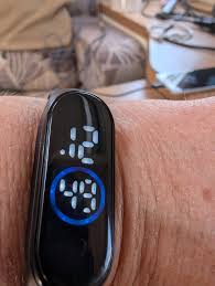 Led Digital Watch Black Colour For Kids Boys