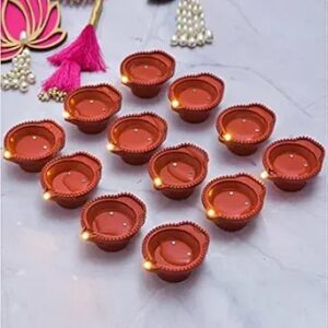 Water Sensor Electric Led Diyas Set Of 12