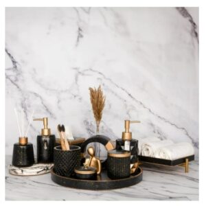 Modvilla Fontana Bathroom Set Black