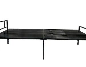 Sahni Portable Furniture Single Metal Folding Bed For Guest Size 6X3 Feet