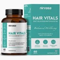 Nirvana Hair Vitals Dht Blocker With Biotin Tablets 60 Tablets