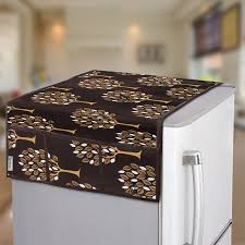 Brown Colour Fridge Top Cover