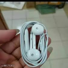 White Color Earphone