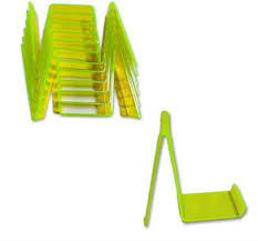 Pack Of 12 Acrylic Shoe Support Display Stand For Showroom Malls Plastic Shoe Stand