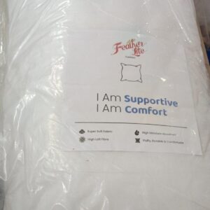 Featherlite Plain Cotton Regular Pillow White