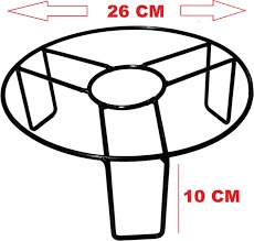 Planter Pot Plant Stand For Balcony Garden Indoor Outdoor Black Color Pack Of 11