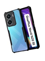 1 Plus Nord N20 Mobile Back Cover Black With Transparent