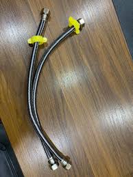 18 Inch Heavy Duty Pipe Stainless Steel Pipe For Hot Cold Water Pipe Basin Mixer Connection Pipe 2 Pieces