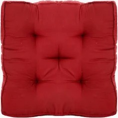 Chair Cushion Pad Maroon Colour