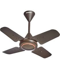 Arcline Celino Ceiling Fan Brown 600Mm 4 Blades 70W
