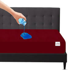 Featherlite Mattress Protectors Red Colour Elastic Size Double Bed