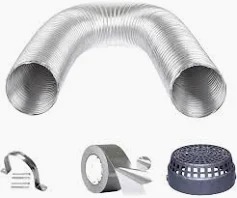 Meltic Pics Chimney Pipe 6 Inch 6 Feet With Cowl For Kitchen Chimney Exhaust Pipe