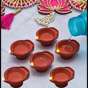 Sbe Led Water Sensor Diya 6 Pcs