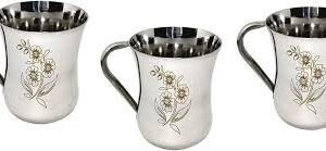 Stainless Steel Tea Cup Set Of 3