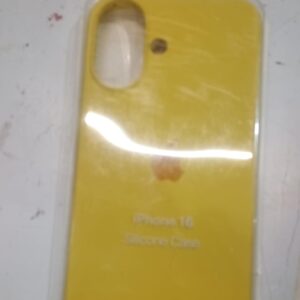 Iphone 16 Yellow Color Silicone Case