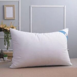 Featherlite White Solid Cotton Adjustable Medium Fibre Sleep Pillow 68 Point 58 X 45 Point 72 Cm L