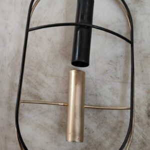 2 Pieces Wall Candle Holder Golden And Black