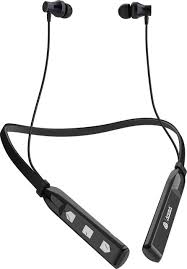 Aroma Nb119 Titanium 48 Hours Bluetooth Neckband Bluetooth Gaming Black Ear