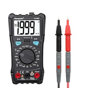 Themisto Th M98 Digital Multimeter Black 2000 Counts
