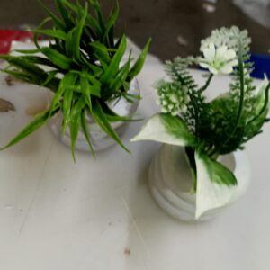 Artificial Pot Green Pack Of 2