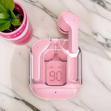 Ultra Pods Max True Wireless Earbuds With Display Transparent Design