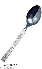 Stainless Steel Dessert Spoons Dinner Spoons Use For Home Set Of 12