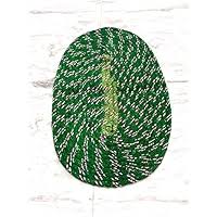 Versatile Fancy Doormat Cotton Doormat Green Colour Pack Of 4