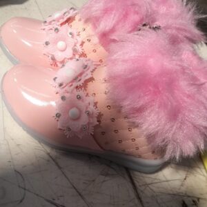 Partywear Girls Shoes Pink Size 4