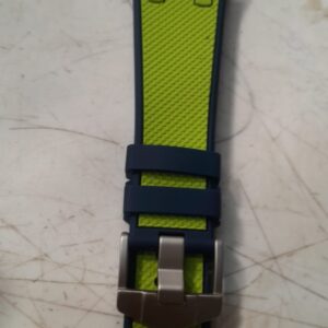Smart Watch Silicone Strap Green With Blue