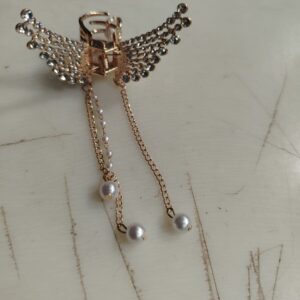 Gold Color Butterfly Clutcher For Women