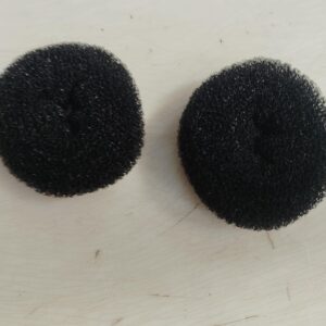 Black Provide Best Donuts For Women Hair Bun 2Pcs