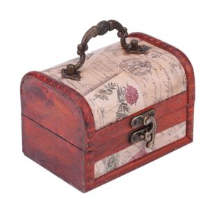 Wood Jewelry Box Classical Wooden Jewelry Necklace Bracelet Storage Box