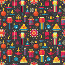 Paperpep Candle Diya Print Gift Wrapping Paper 5Pcs