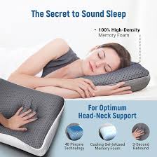 La Verne Cooling Gel Infused Pincore Technology Breathable Memory Foam Pillow