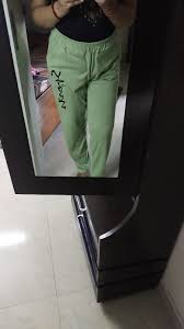 Trendy Solid Women Stylish Track Pant Green Size 38