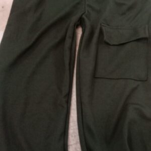 Henna Green Trouser Cargo Pants For Women Size M