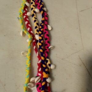 Navratri Look Hair Braids With Rubber Bands For Girl And Women