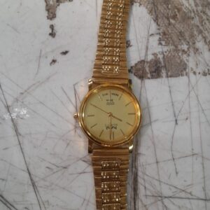 Hmt Gold Plated Womens Analogue Watch