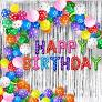 Happy Birthday Decoration Kit Multicolour