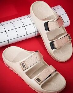 Hrx Mens Slides Beige Size 7