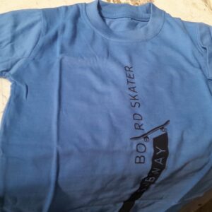 3 To 4 Yrs Kids Printed T Shirt Sky Blue