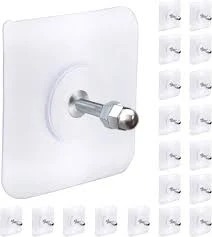 Sticky Screw Wall Hooks For Hanging 20 Pcs