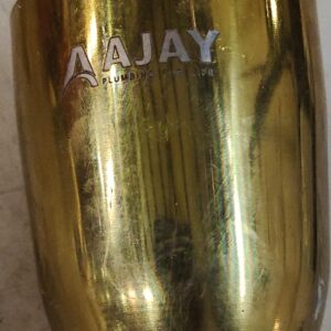 Stainless Steel Golden Color Glass 1Pcs