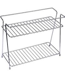 Stainless Steel 2 Tire Container Rack