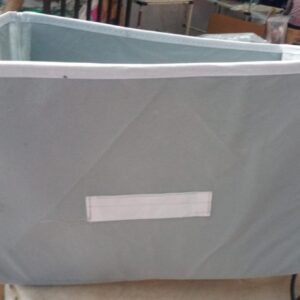 Grey Color Laundry Cloth Organizer Capacity 10 L