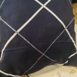 Navy Blue Colour Square Pillow